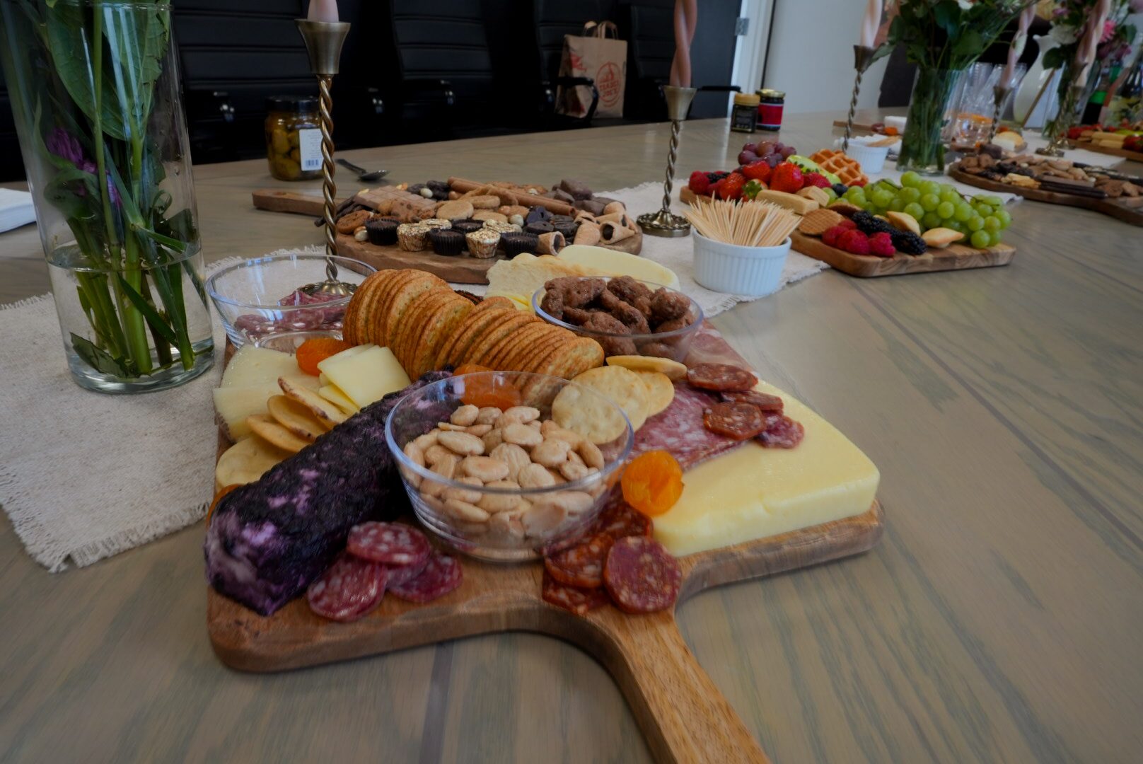 Charcuterie board detail